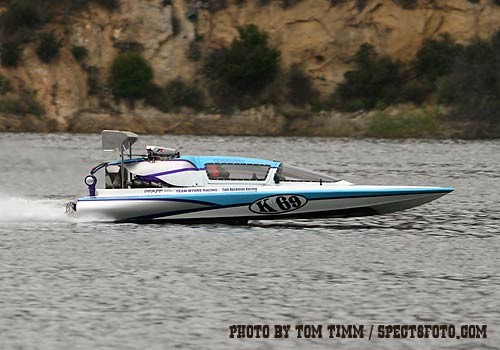 The Amnerican boat K-69. It was expected to give the championships a close run, but....that’s racing. ,The Amnerican boat K-69. It was expected to give the championships a close run, but....that’s racing.  © All Race Photography
